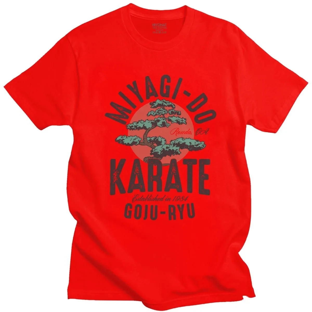 Vintage Cobra Kai Miyagi Do Inspired Karate Kid Japanese Kung Fu Streetwear Men Women Round Neck Oversize Short Sleeve T-shirt