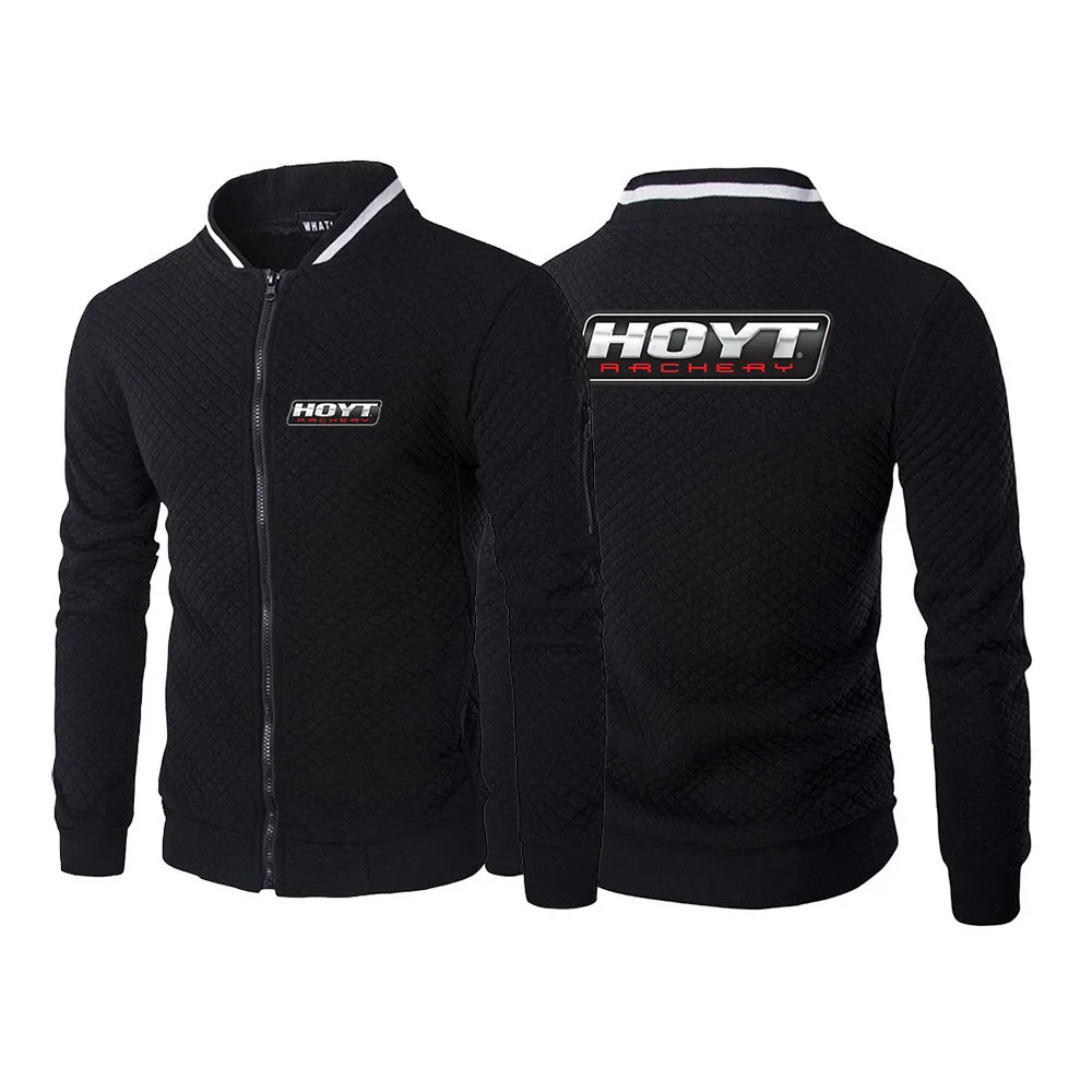 HOYT Archery Huntinger Bows Spring And Autumn Quick Drying Breathable Jacket Man Casual Coats Round Zipper Hoodies