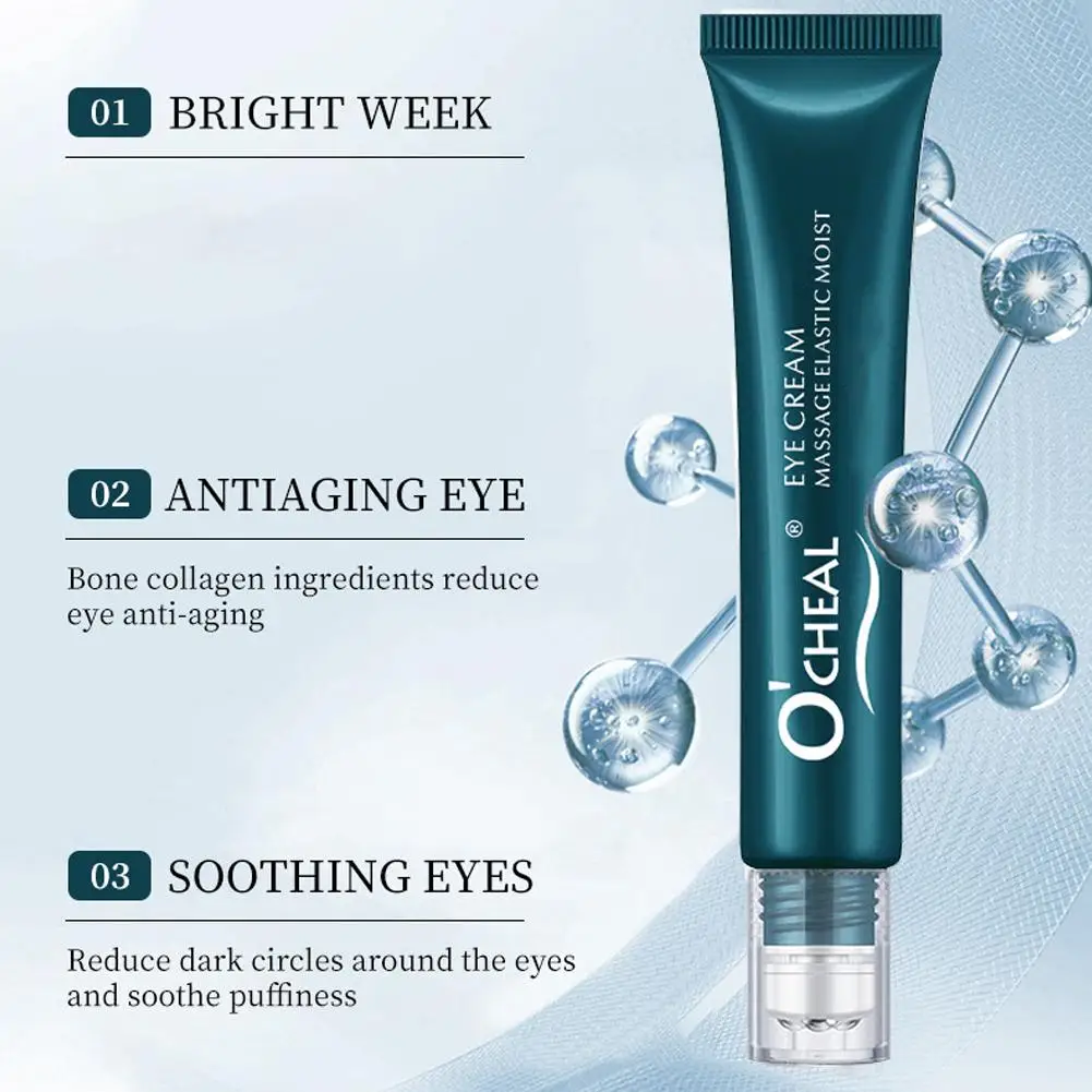 1/2PCS O‘Cheal Roller Massage Eye Cream Lightening Dark Circles Firming Skin Instant Eye Repair Serum Stick for Women Eyes Care
