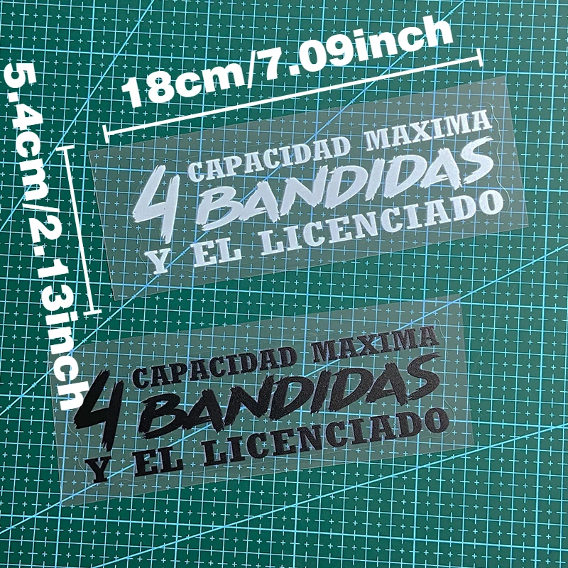 waterproof decal, suitable for motorcycle fuel tank front fairing Text passenger and driver creative decoration scooter sticker,