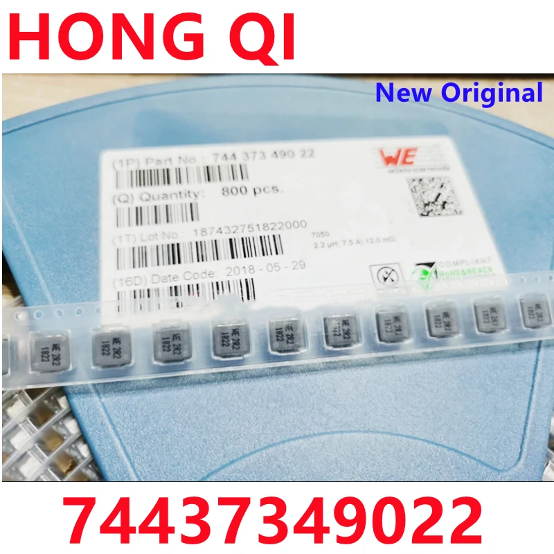 

10PCS New Original 74437349022 7050-2.2UH 7.5A 7X7X5MM INTEGRATED HIGH CURRENT INDUCTOR