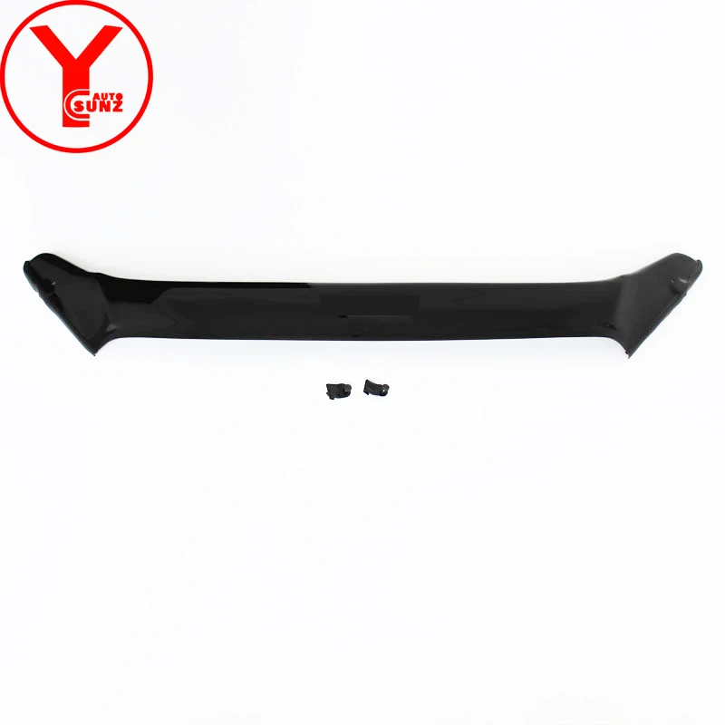 ABS Car Bonnet Guard Scoop Hood For Isuzu D-max Dmax 2016 2017 2018 2019 Car Styling Bug Guard Moulding Cover Guard Shield