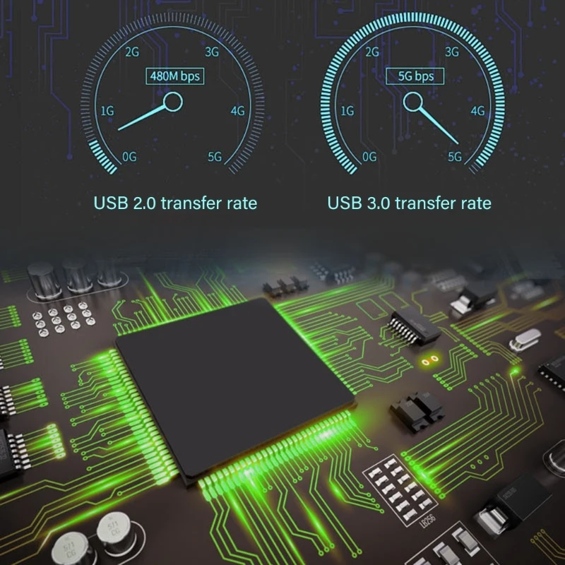 M.2 PCIe naar USB3.0-adapterkaart op voorpaneel Compatibiliteit met meerdere interfaces