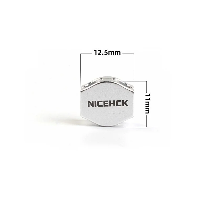 NiceHCK HiFi Cable Slider Alloy Material Detachable Design Shock Absorbing and Reduce Stethoscope Effect Acoustic Accessory