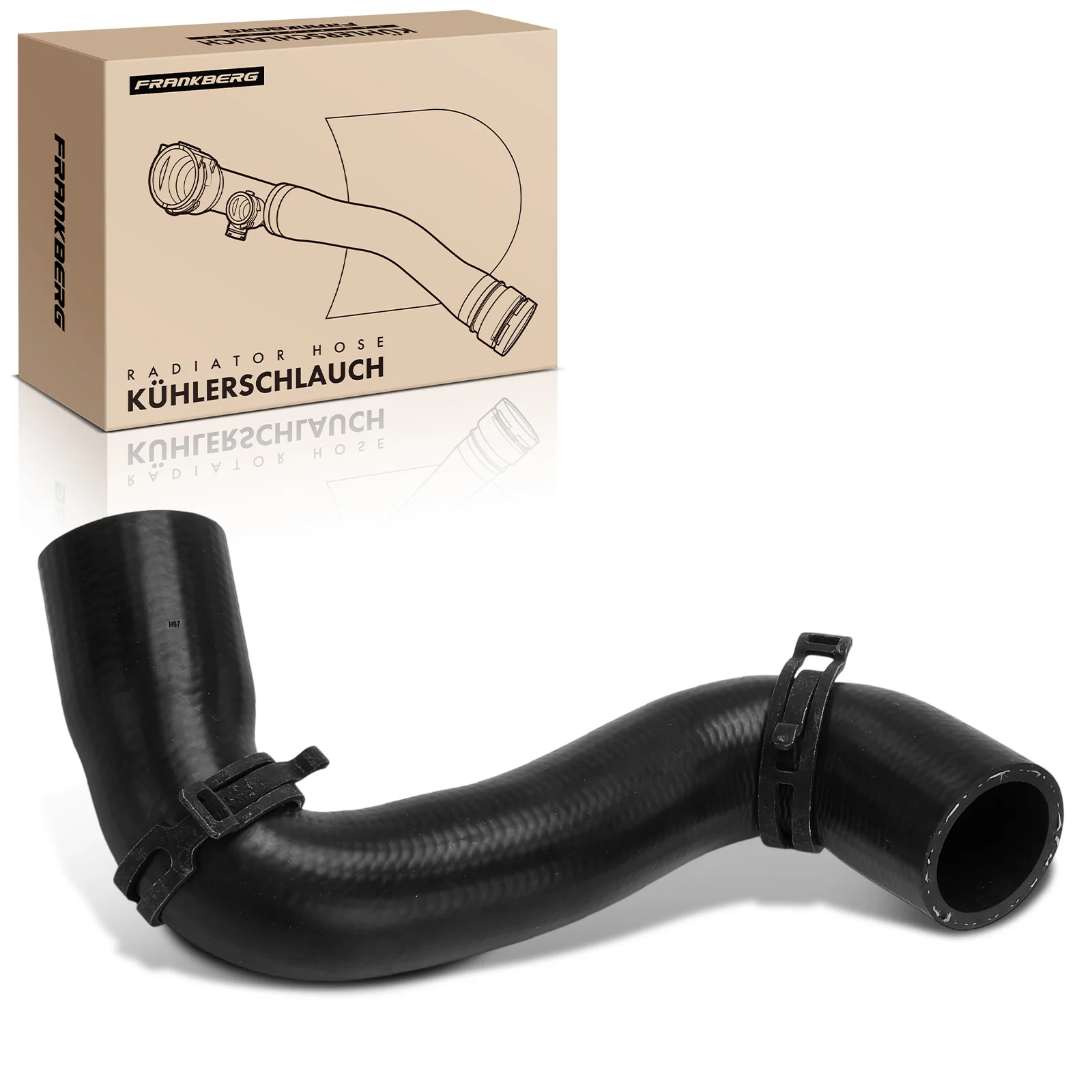 Frankberg 1x tuyau de radiateur, tuyau d'eau de refroidissement pour BMW F45 F46 214-218 X1 F48 X2 F39 Mini F55 F56 054624 17127617364