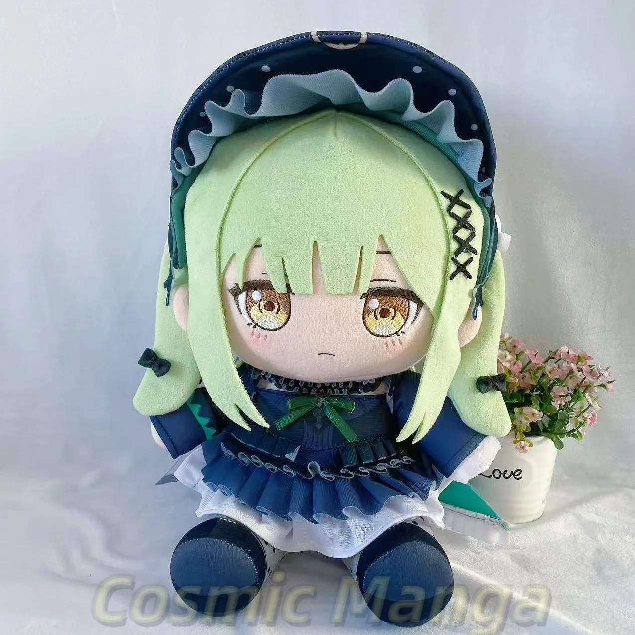 

Game Anime Arknights Ave Mujica 30CM Sitting Posture Cartoon Figure Idol Anime Body Dress Up Plushie Pillow Halloween Gift