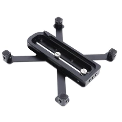 Niceyrig Manfrotto Quadruped Baseplate Support For DSLR Camera Horizontally Placing Compatible with Manfrotto Tripods