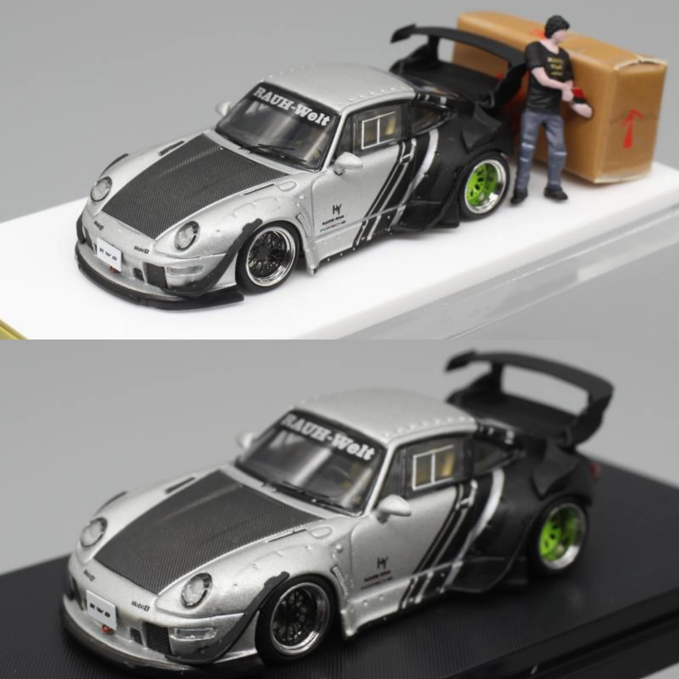 

Diecast Star Model 1:64 Porsche 993 RWB Sports Car Alloy Car Model Collectible Toy Gift Souvenir Display Ornament
