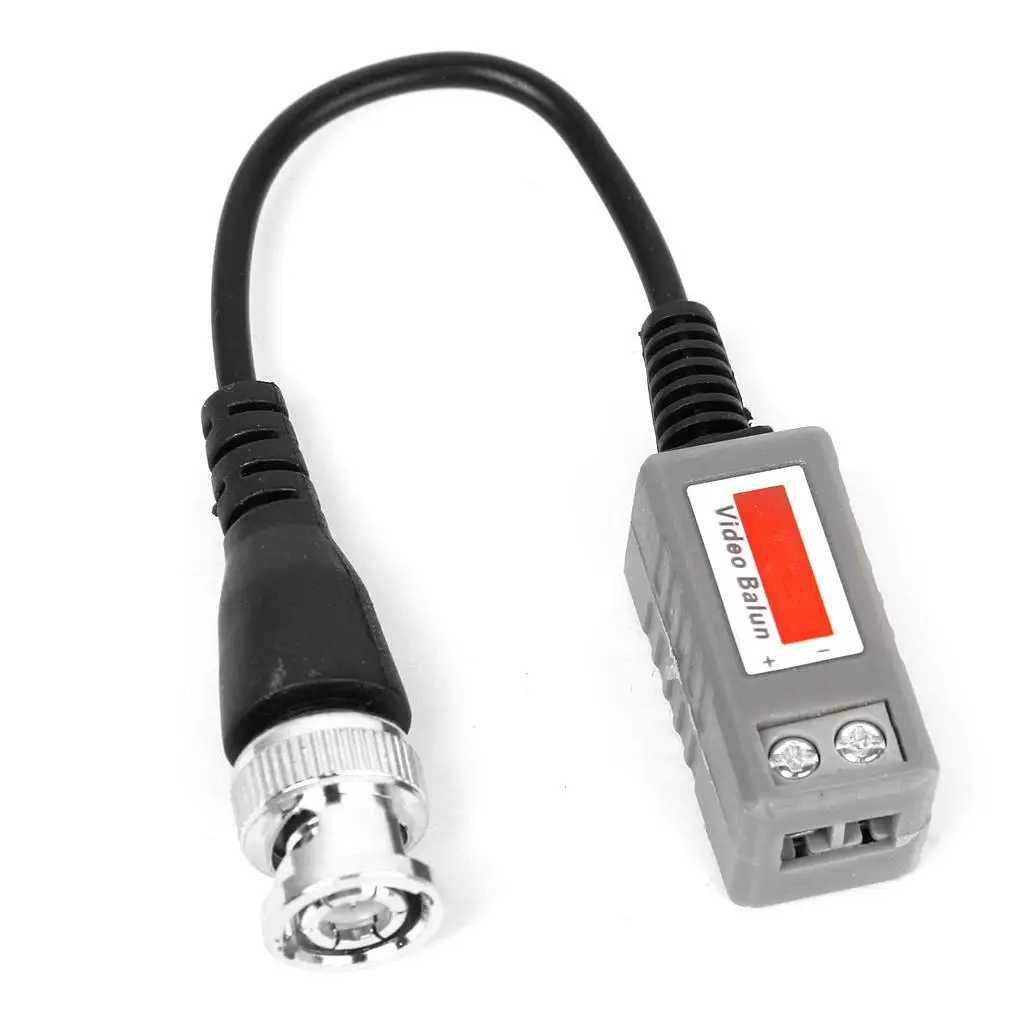 Video CCTV BNC Twisted Balun Transceiver Pasif UTP Balun BNC Cat5