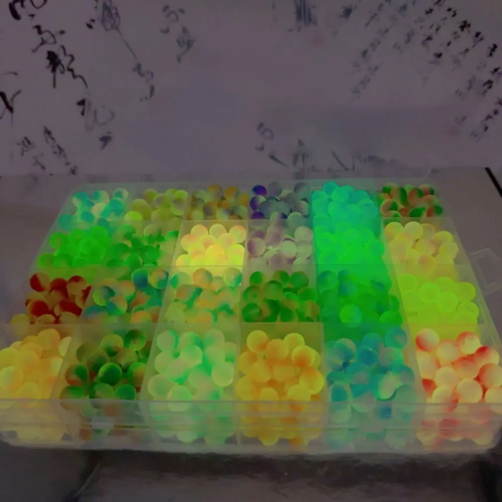 50Pcs/pack 8/10mm Glass Luminous Beads Colorful Frosted Round Beads DIY Handmade Accessoriesces, woven decorative jewelry, beads