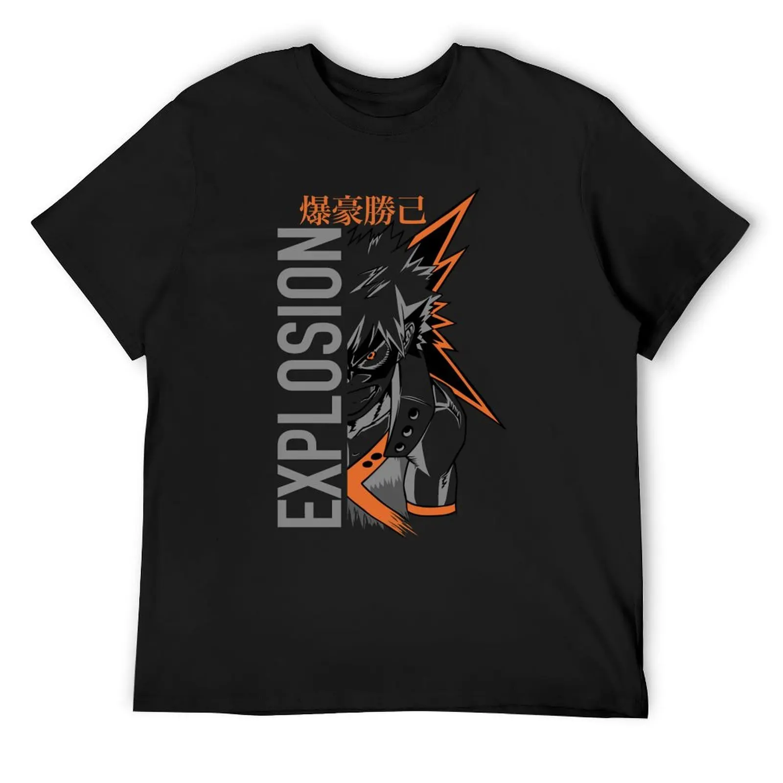 

Bakugo Explosion T-Shirt designer shirts summer top black t shirts for men