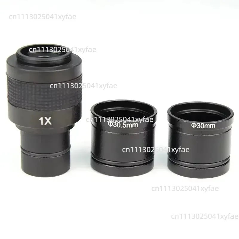 1X C-Mount Microscope Camera Adapter Lens, 23.2mm 30mm 30.5mm Electronic Eyepiece Adapter for CCD Camera
