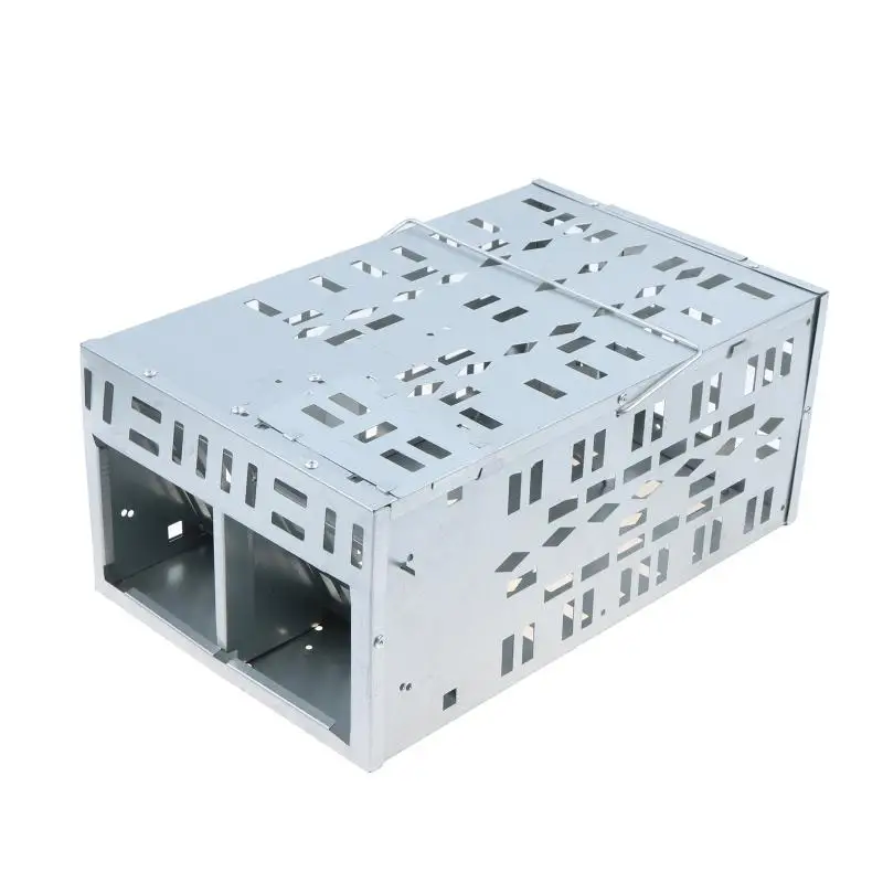 

【HMA20】Metal Rat Rodent Trap Cage Quick Catch Reusable Eco Friendly Pest Control For Farm Shop Office Shed【WH】