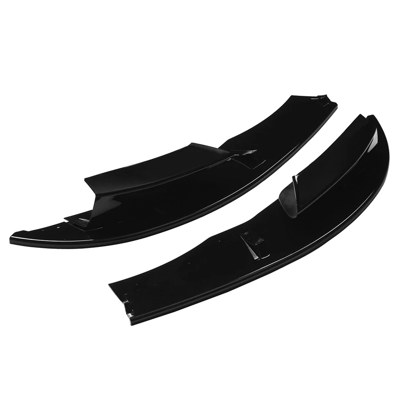 4pcs E90 Car Front Bumper Splitter Diffuser Lip Protector Spoiler Deflector Lips Guard For BMW E90 E91 E92 E93 M3 2007-2013