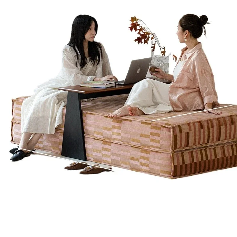 American Teddy single fabric sofa small apartment living room folding dual-purpose 2025 new sofa bed