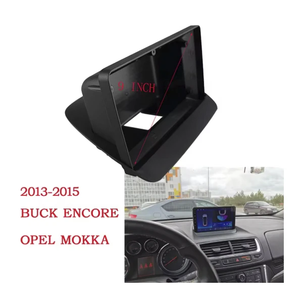 9 Inch Car Fascia Frame For Buick Encore Opel Vauxhall Mokka 2013-2015 Android Radio Dash Fitting Panel Kit