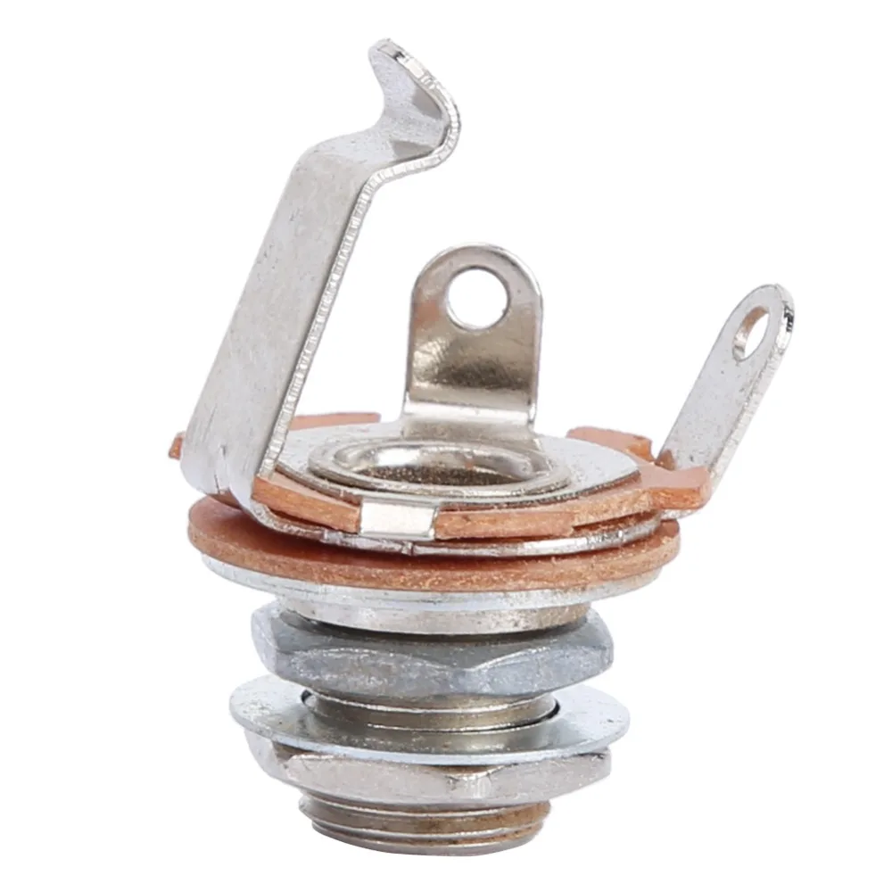 

10PCS ​6.35mm (1/4 inch) Mono Input Jack​ Tightly connect ​Female Connector​ ​Guitar Jack ​ Electric Guitar Jack Replacement​