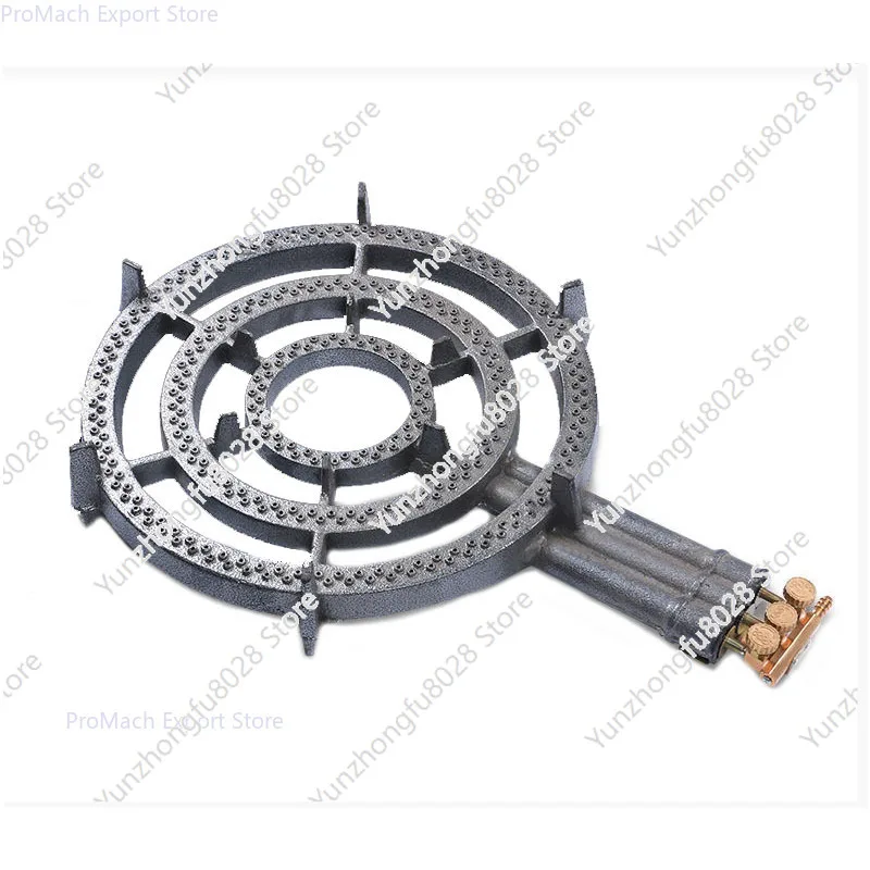 Special Hot Fire Three-Ring Medium and High Pressure 46CM Large Furnace Gas Stove for Special Stall Setting