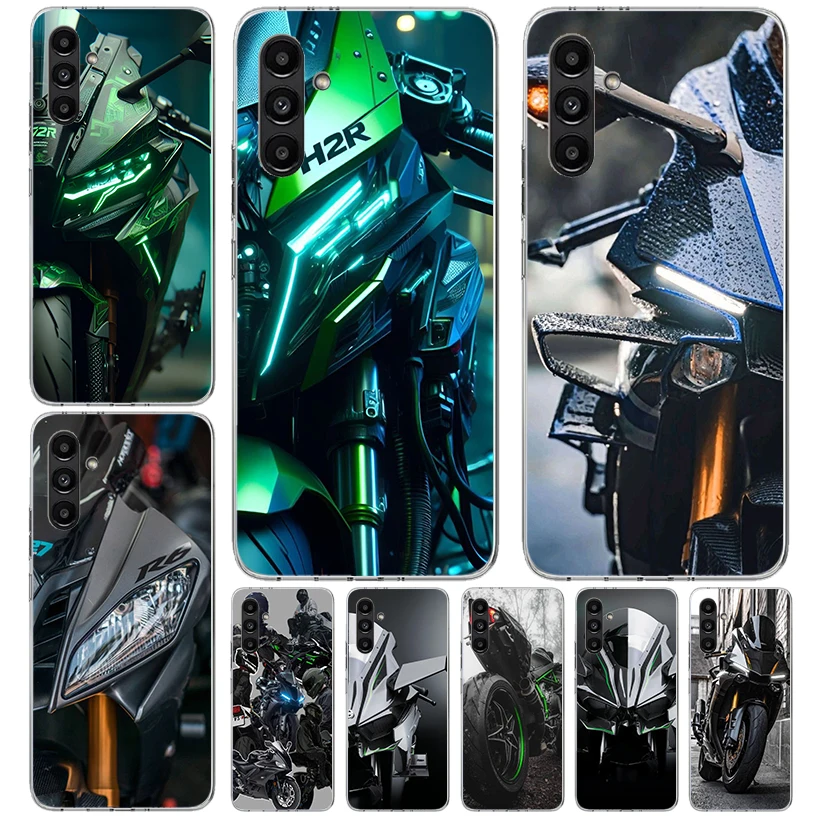Sport Car Motorcycle H2R Cool Phone Case For Samsung Galaxy A13 A14 A15 A16 A17 A53 A54 A55 A56 A57 A33 A34 A35 A36 A37 A23 A24