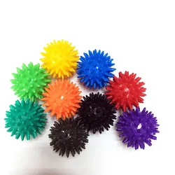 Durable Spiky Massage Ball Trigger Point Sport Fitness Hand Foot Pain Relief Plantar Fasciitis Reliever Hedgehog 6cm Balls