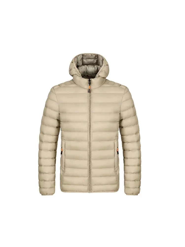 

Lightweight Cotton Jacket for Winter Multiple Colors Stand-Up Collar Hooded Design Light Zip Pocket Cotton Padded Warm Soft