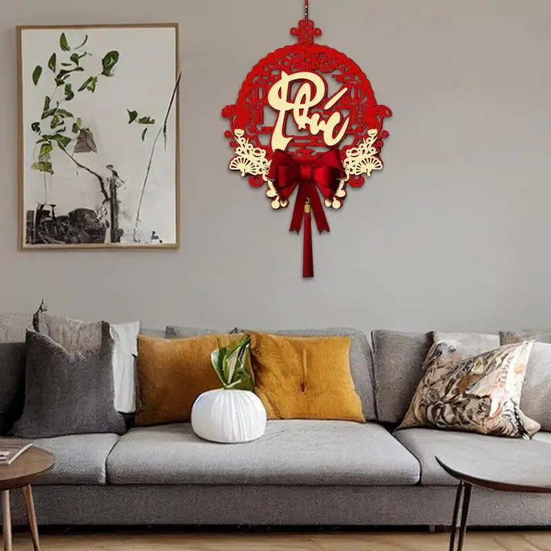 Decoração do Ano Novo Chinês, Personagem Vietnamita, Enfeites De Pendurar, Decorações do Ano do Dragão, Decorações Tradicionais Penduradas, 2024