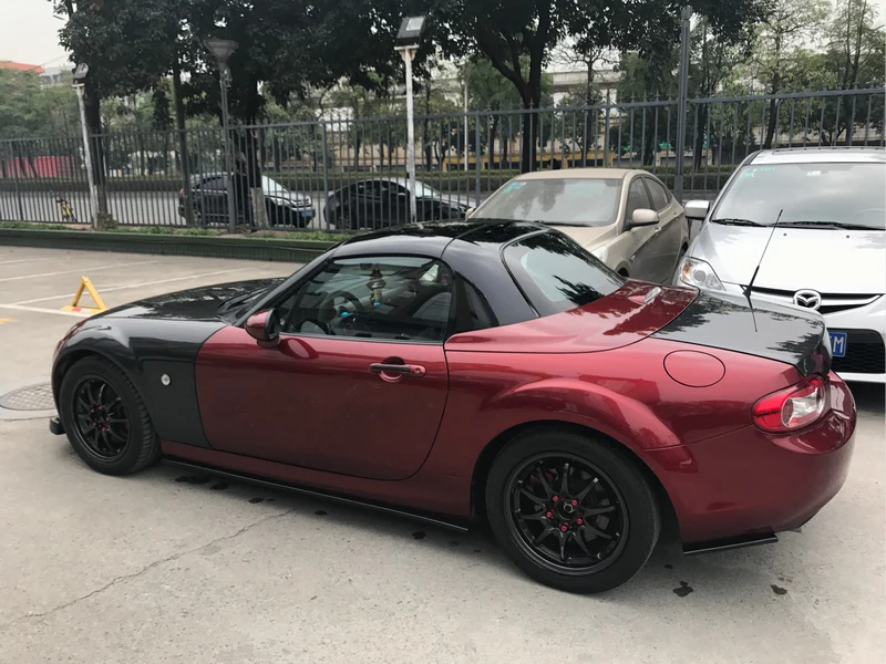 

Подходит для MX5 Roaster Miata NC, автомобильные детали, задняя крышка багажника из углеродного волокна (только мягкий верх)