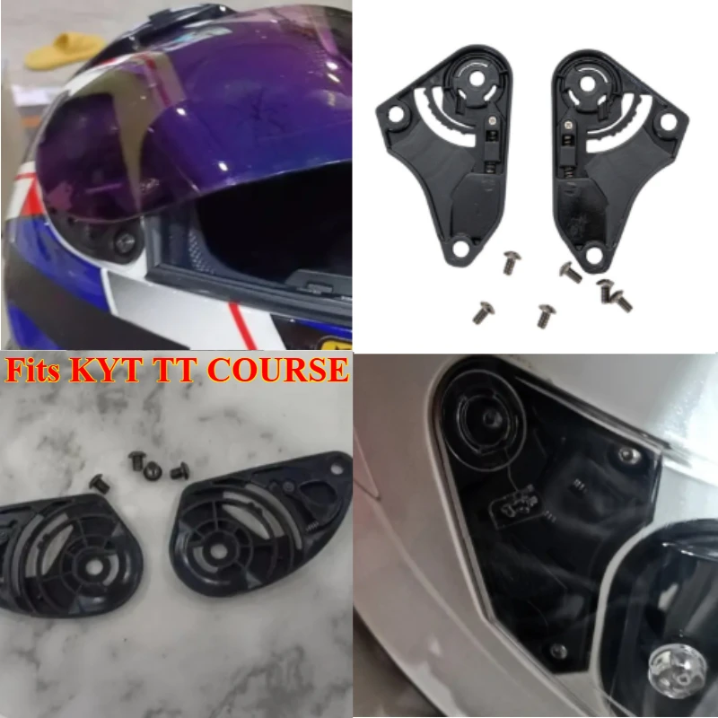 

2 шт. для шлема KYT, база KYT MECHANISM, подходит для шлема KYT TT COURSE TTC, специальная база Cascos Para Moto Motociclista Accesorios