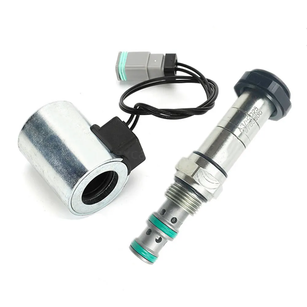 

Excavator parts XCMG XE60 80 135 150 200 215 230 pilot safety lock solenoid valve spool solenoid valve coil
