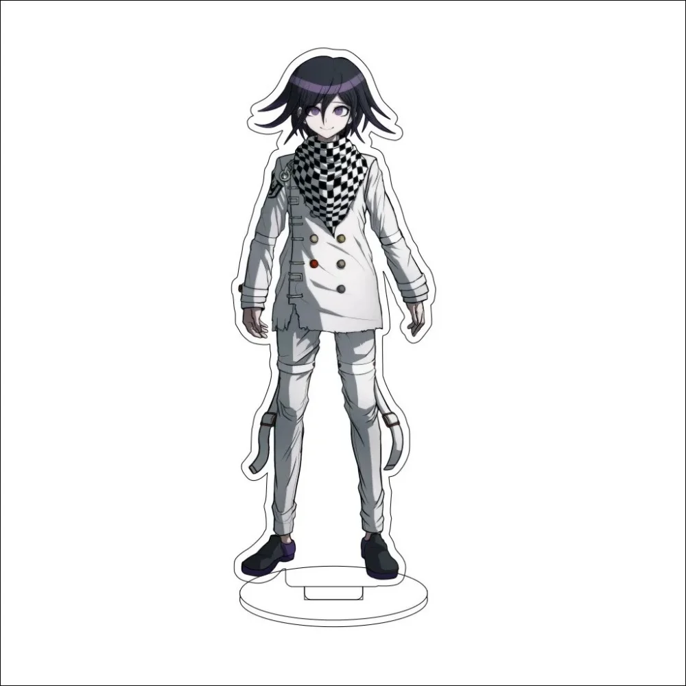 Anime Danganronpa Kokichi Oma Kyoko Kirigiri Junko Enoshima 15CM Acrylic Stand Keychain Cosplay Desk Decor Collect Fan Gifts