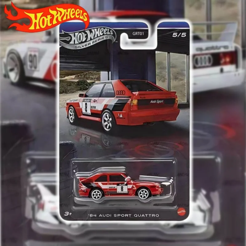

Новый набор Mattel 2026 Hot Wheels Silver Series Audi GRT01, масштаб 1:64, металлическая литая модель автомобиля, коллекционный подарок на день рождения для мальчика