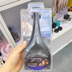 Foldable Manual Back Painless Hair Removal Scraper Long Handle Foldable Hair Scraper