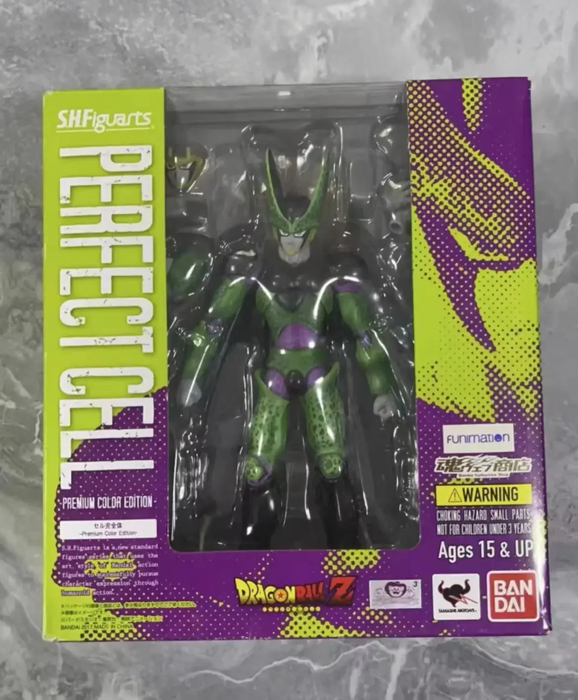 In Stock Bandai Dragon Ball S.H.Figuarts SHF Perfect Cell Perfectcell Premium Color Edition Anime Action Figures Toys Models