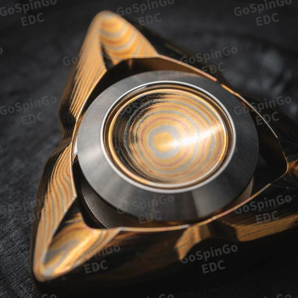 FairyWorks EDC MAVE Mokume-Layered Fidget Spinner Fidget Toys For Adults Three-Bladed Fidget Spinner Limited 26pcs
