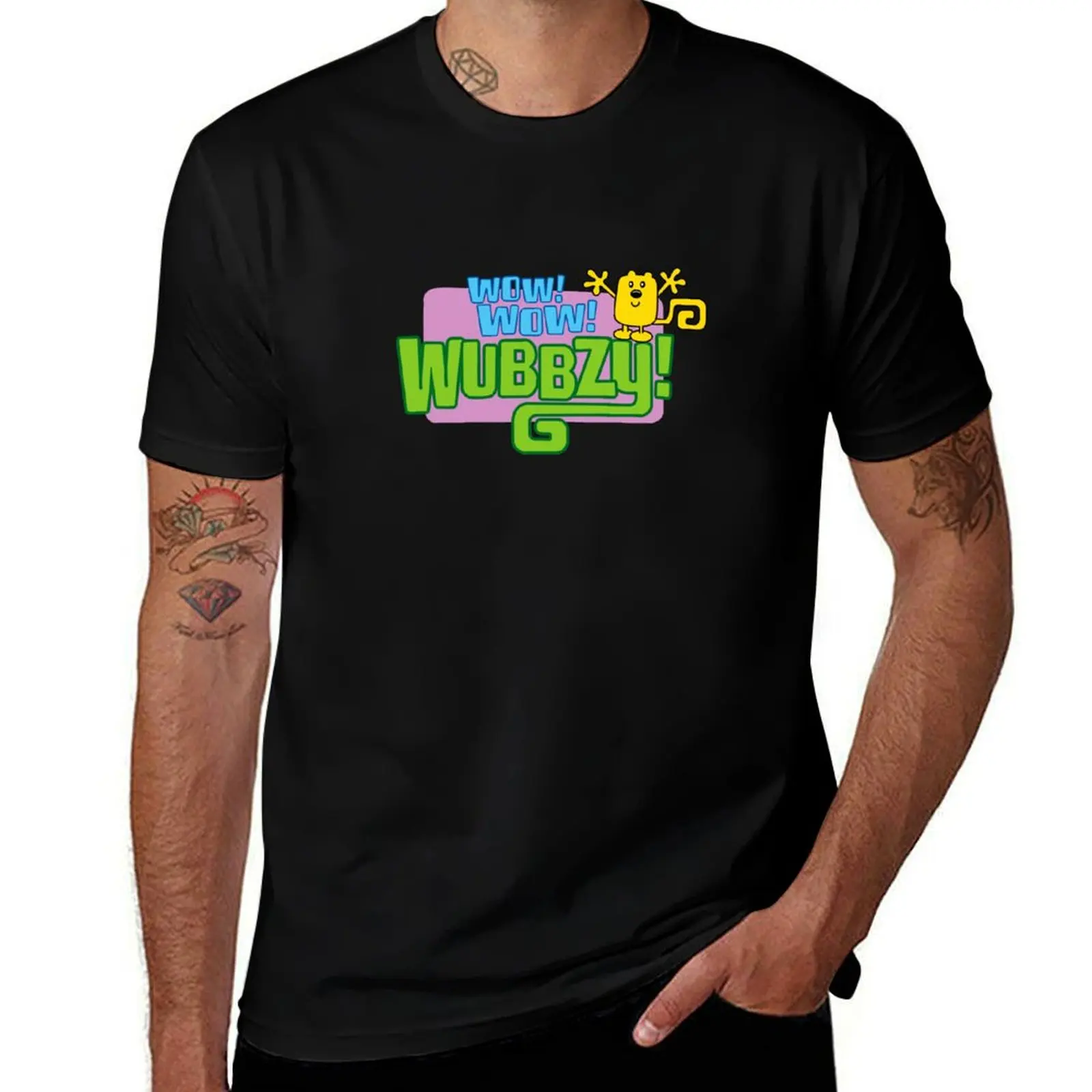 

Wow Wow Wubbzy T-Shirt man t shirts for men casual cotton tshirt 100% t shirts for man cotton soft T-Shirt