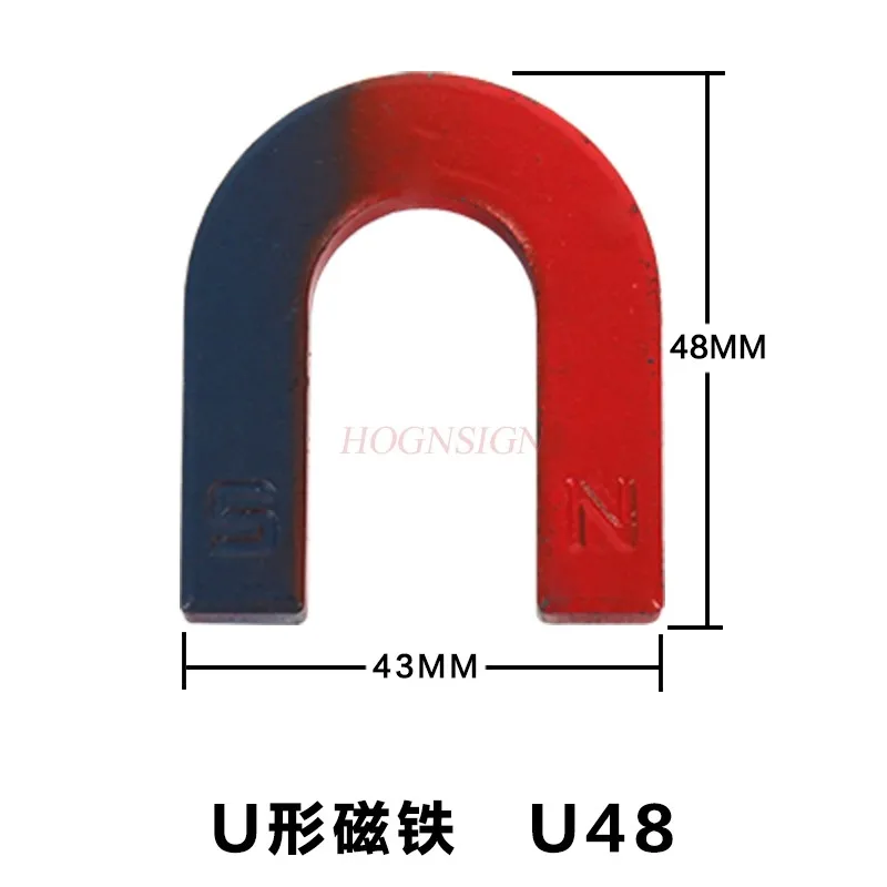 Schwacher Magnetismus Magnet Spielzeug Kind U/Bar/Ring Physik Wissenschaft Experiment Magnet Lehrmittel Bildung Spielzeug mit starkem Magnetismus