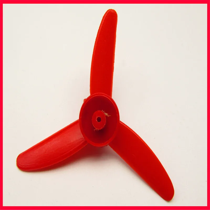 비행기 프로펠러, 자동차 및 선박 3 블레이드 프로펠러 프로펠러 날개 공기 프로펠러 직경 8CM 조리개 2MM