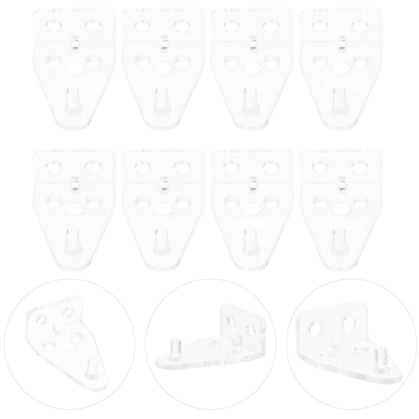 8Pcs Venetian Blind Tilt Hook Professional Sturdy Curtain Connector Hook for Smooth Blind Wand Control Curtain Roller