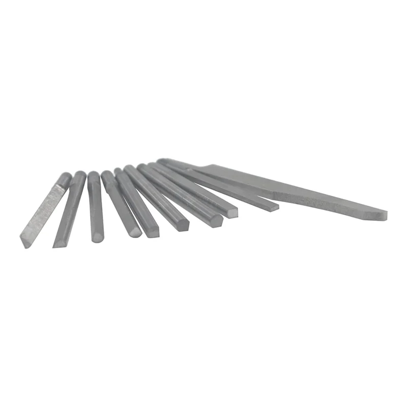 

ABAE-для пневматических ударных совместимых насадок для гравировки, 10 шт., стальной нож для резьбы по дереву, инструменты для гравера ювелирных изделий