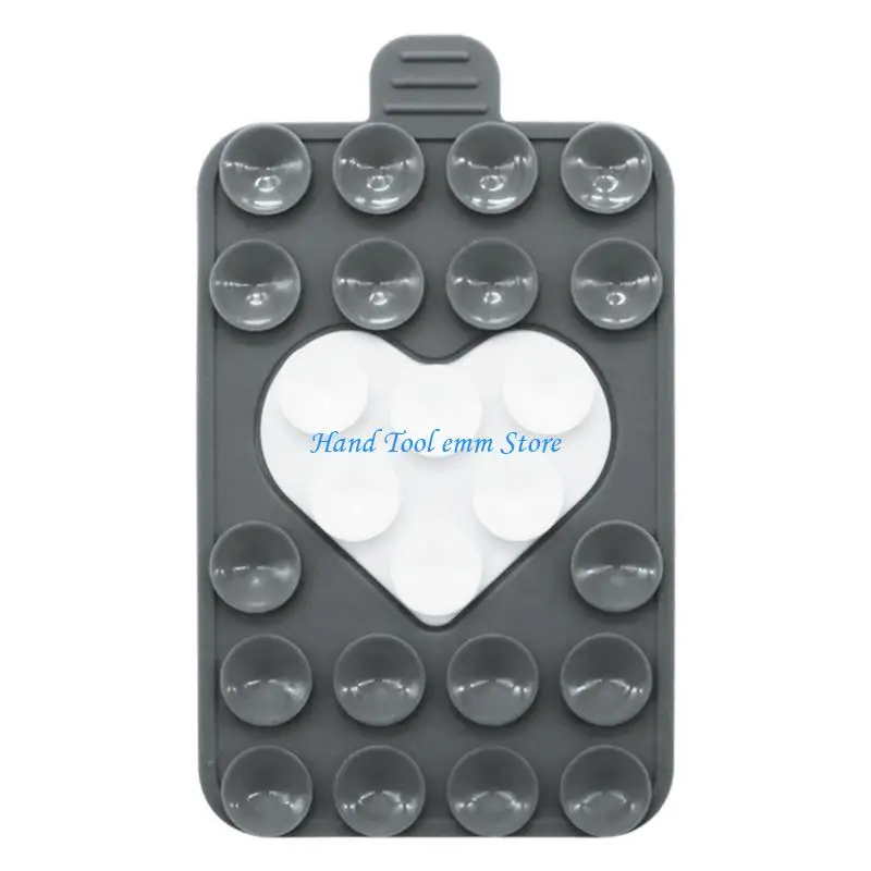 

H37F Suctions Cup Phone Mount Silicones Handsfrees Phone Holder Suctions Phone Case