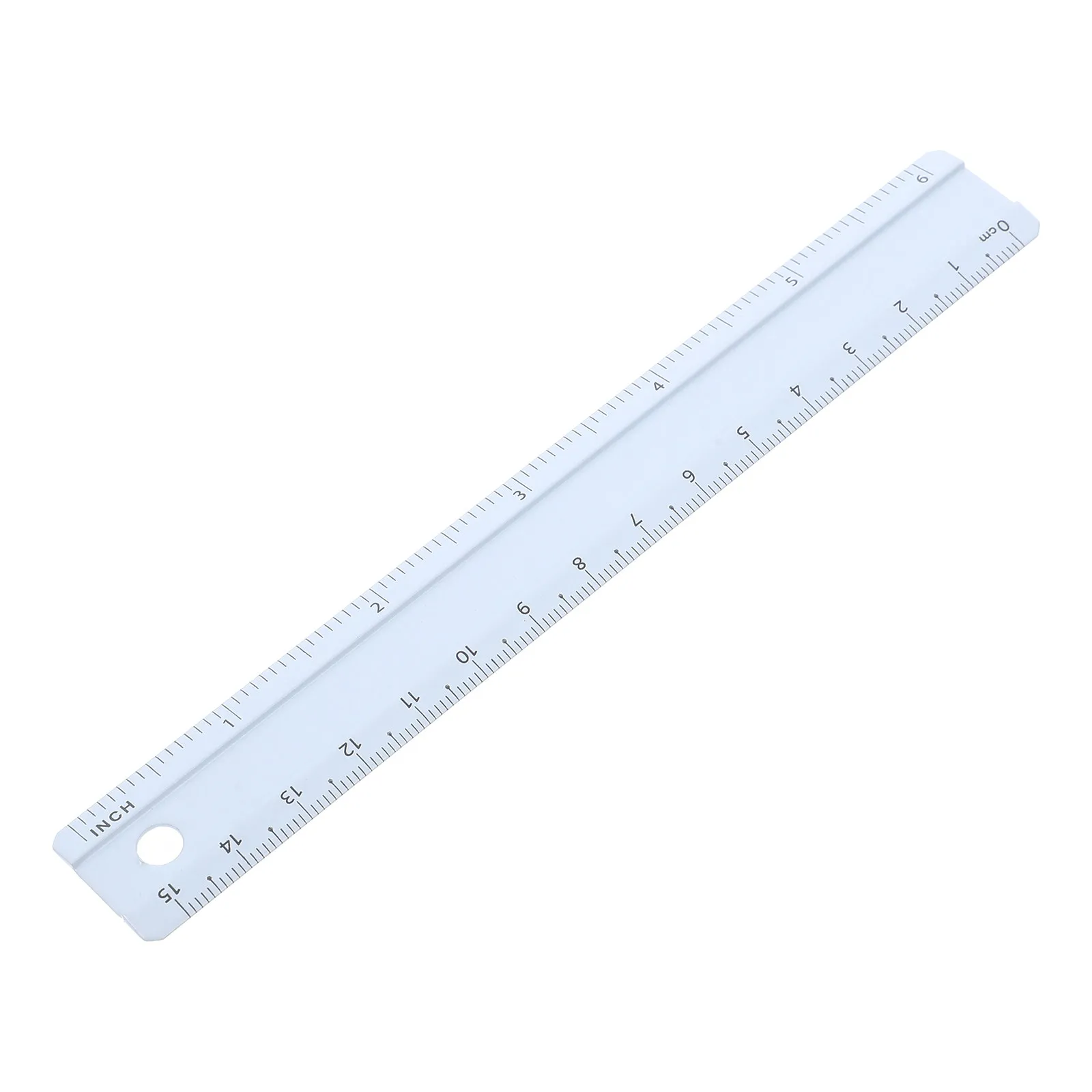 Aluminum Alloy Straight Ruler 15Cm Clear Scale Sturdy Metal Measuring Tool Student Drawing Stationery Drafting Ruler Office Must