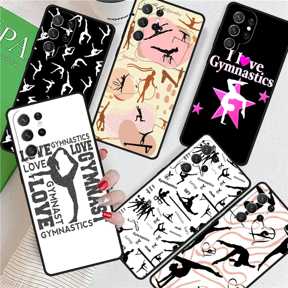 Love Gymnastics For Samsung Galaxy S24 Ultra S21 S22 S8 S9 S10E Note 10 20 Plus FE S23 Phone case Cover Coque