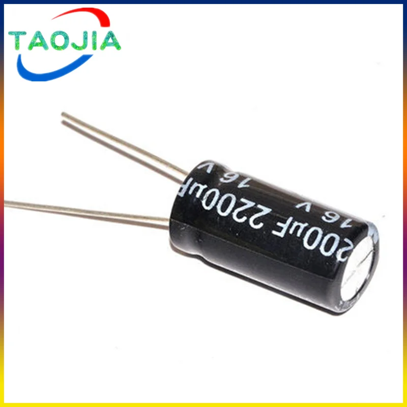 20pcs 2200uF 16V 2200MFD 16Volt 10*20mm Aluminum Electrolytic Capacitor Radial 2200mf16v 2200uf16v 16v2200mf 16v2200uf