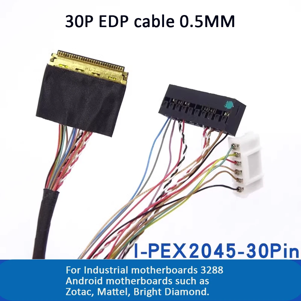 30P edp cable for Android Industrial Control Motherboard 0.5mm DuPont 20P 30cm