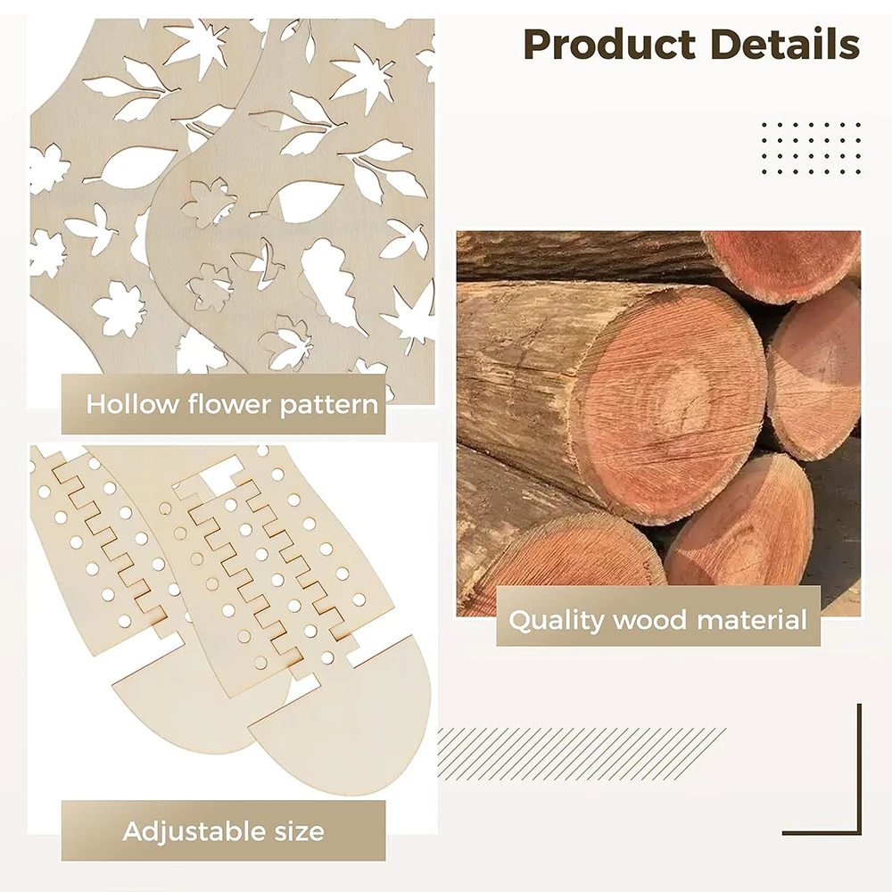 2 sztuk/zestaw z naturalnego drewna blokującego skarpety z regulowanym DIY wzorem skarpetki dziewiarskie narzędzia dziewiarskie dla początkujących ręcznie robionych