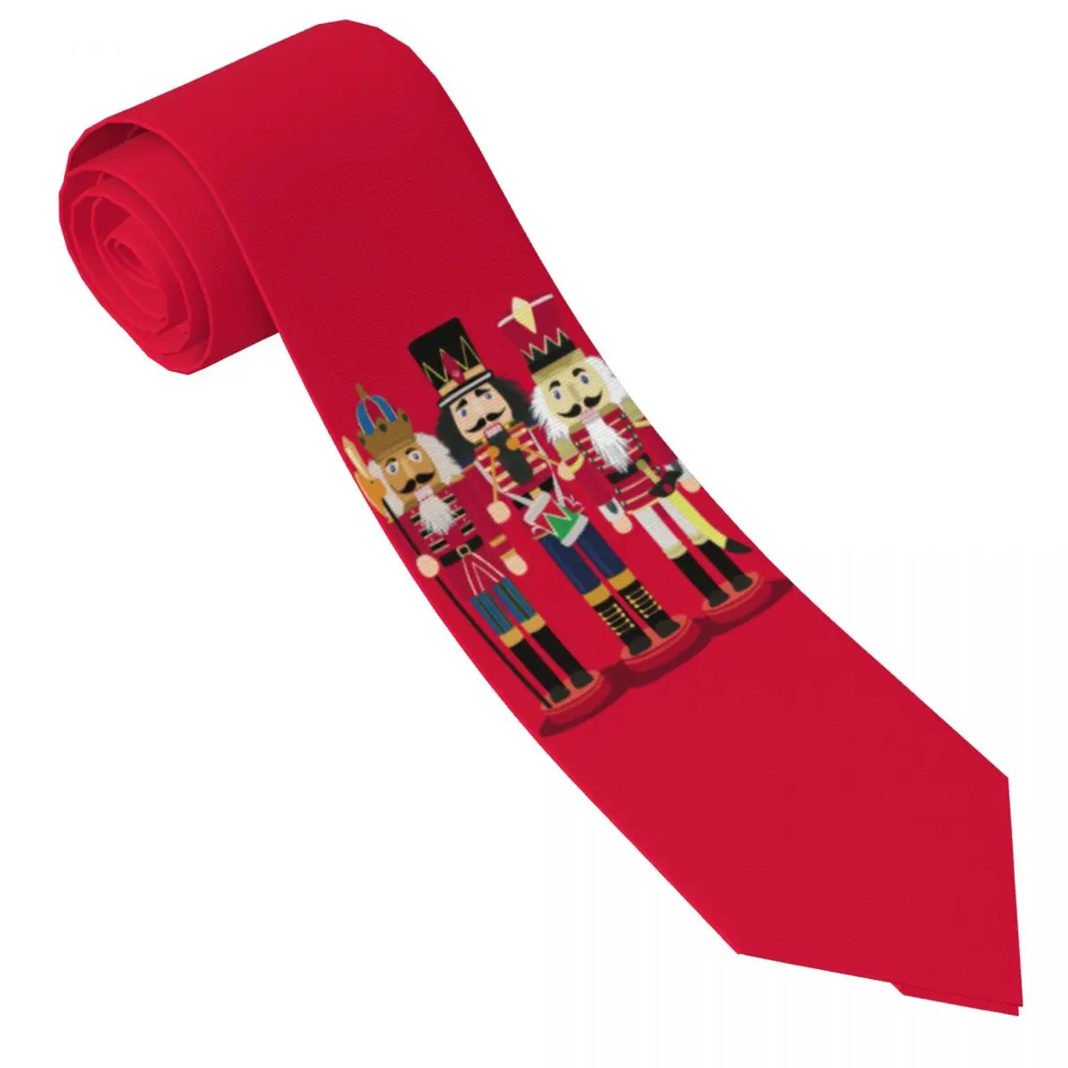 Custom Mens Nutcracker Soldier Toy Christmas Gift Necktie Fashion Tie For Banquet