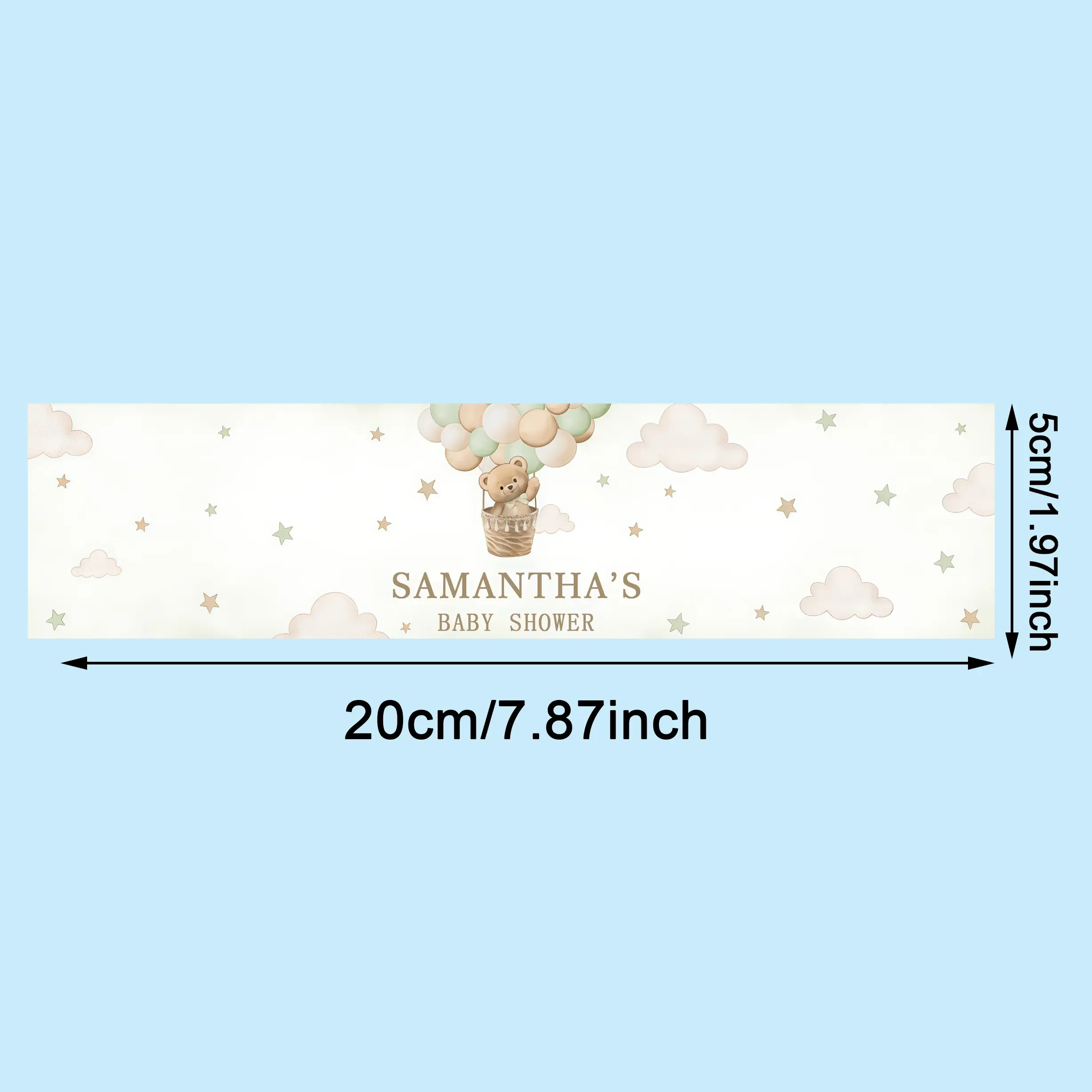 Custom Water Bottle Stickers, Baptism Stickers, Universal Labels, Simple Design, Custom Name and Date, Baptism Stickers, Holiday Gift Stickers, Birthday Stickers / Wedding Stickers, Custom Sweet and Happy Birthday Stickers