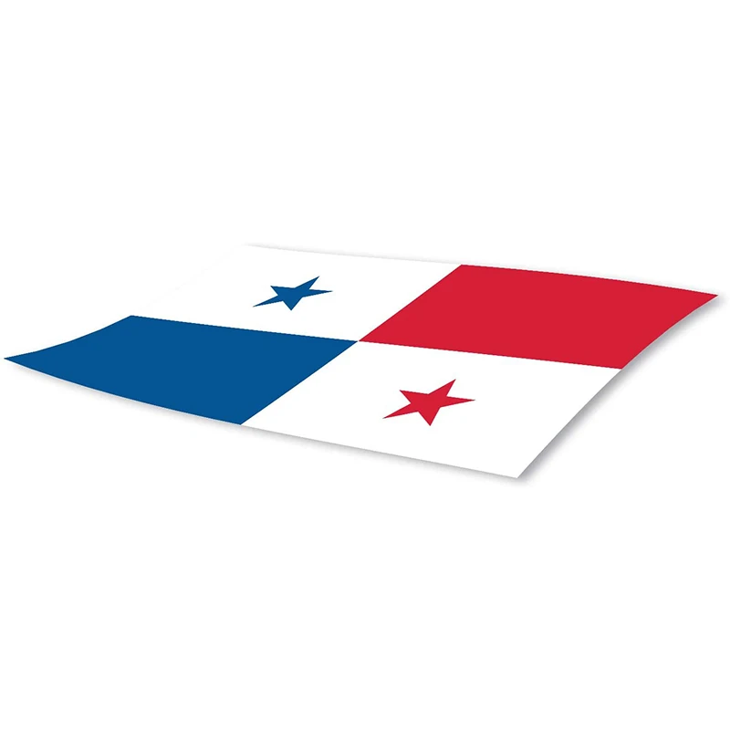 Panama Flag Bumper Stickers 3 Packs Made of Durable Waterproof Materials, Motorcycle Helmet Trunk Stickers Auto Decoration
