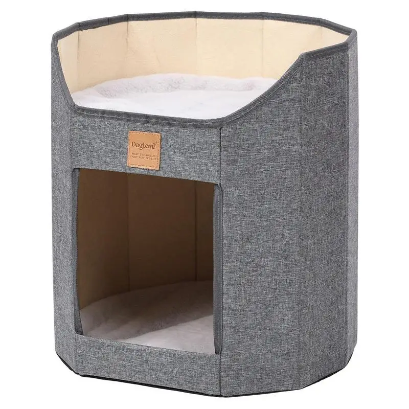 Beds For Cats Foldable & Washable Pet Bed Cozy Cave For Cat Beds Portable Puppy Bed Kitten Bed For Small Medium Cats Pet