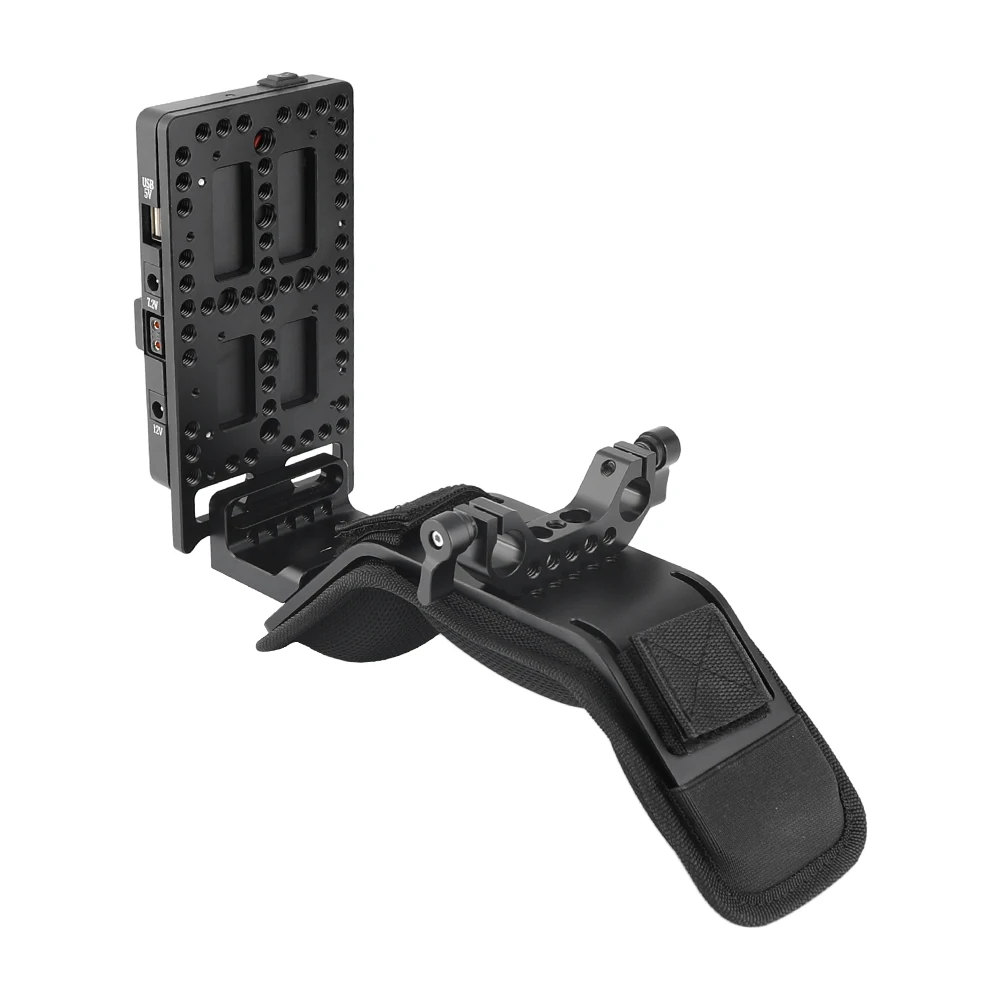 

CAMVATE Padded Shoulder Mount With Frontward V Lock Mount Power Distributor Adapter & 15mm Railblock